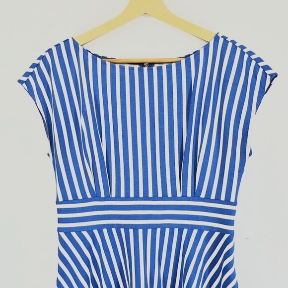 Kate Spade Mini Ponte Dress Retro European Nautical Vacation Preppy Coquette M - Picture 5 of 10